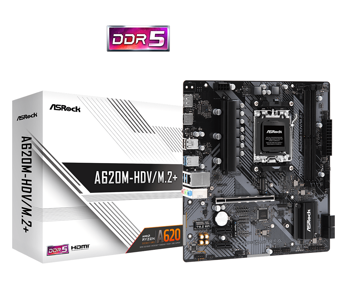 TARJETA MADRE ASROCK A620M-HDV/M.2+ AM5